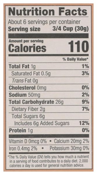 Lovebird Cereal Organic Grain Free Cinnamon - 7 oz