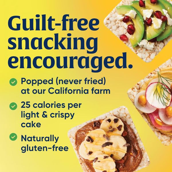 Lundberg Organic Thin Stackers Rice Cakes, Red Rice & Quinoa - 5.9 oz