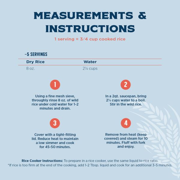 Lundberg Organic Wild Rice - 8 oz