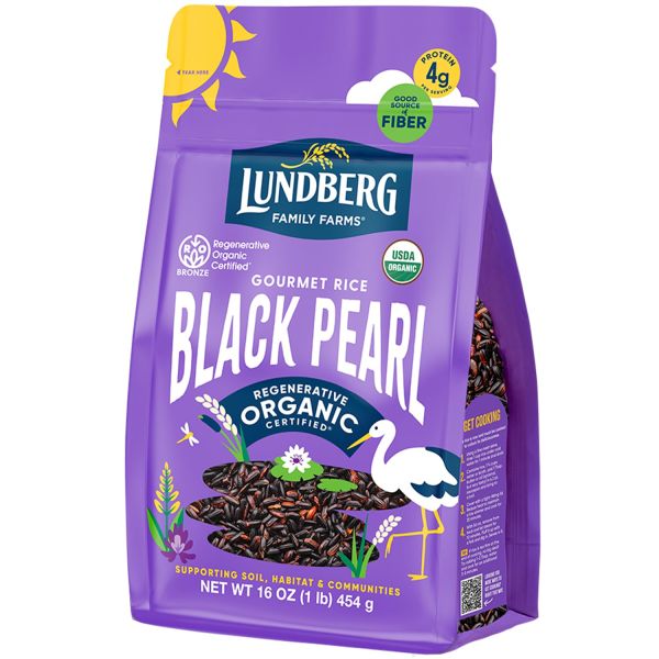 Lundberg Organic Black Pearl Rice - 16 oz