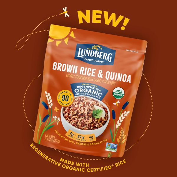 Lundberg Organic Rice Pilaf, Whole Grain Brown Quinoa - 8 oz