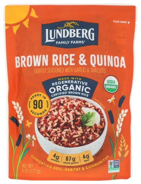 Lundberg Organic Rice Pilaf, Whole Grain Brown Quinoa - 8 oz