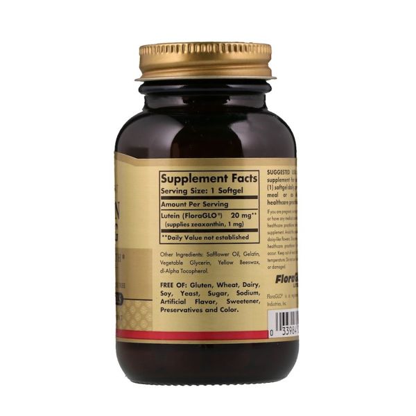 Solgar Lutein - 20 mg - 60 Softgels