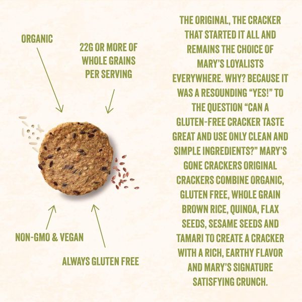 Mary's Gone Crackers Organic Herb Crackers - 4 oz