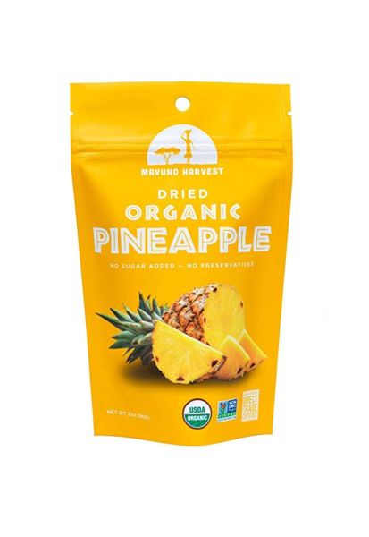 Mavuno Harvest Organic All Natural Dried Pineapple - 2 oz