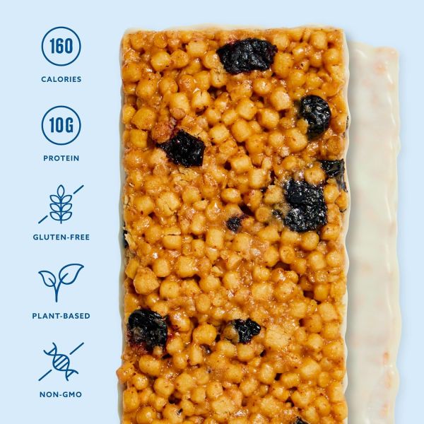 Mezcla Puff Crispy Protein Bar, Canadian Maple Blueberry - 1.4 oz