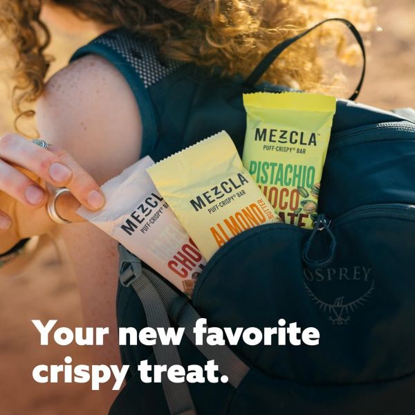 Mezcla Puff Crispy Protein Bar, Almond Butter Chocolate