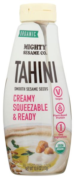 Mighty Sesame Co. Organic Tahini, Squeezable Creamy & Ready Paste - 10.9 oz