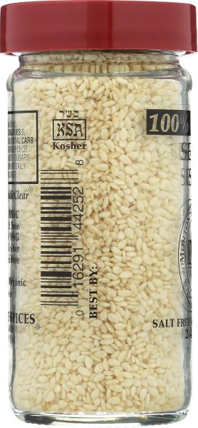 Morton & Bassett Organic Toasted Sesame Seed - 1.9 oz
