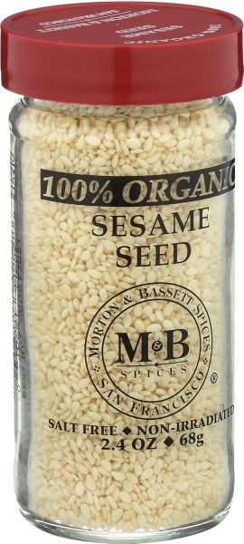 Morton & Bassett Organic Toasted Sesame Seed - 1.9 oz