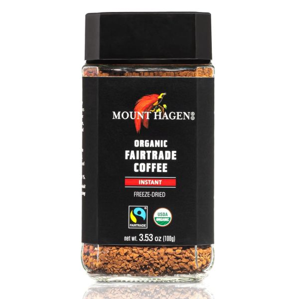 Mount Hagen Organic Fairtrade Instant Coffee - 3.53 oz
