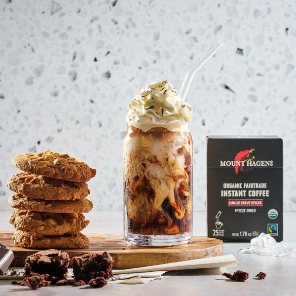 Mount Hagen Organic Fairtrade Instant Coffee Single Serve Sticks