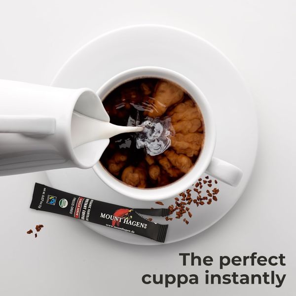 Mount Hagen Organic Fairtrade Instant Coffee Single Serve Sticks