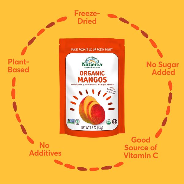 Natierra Organic Freeze Dried Mangos