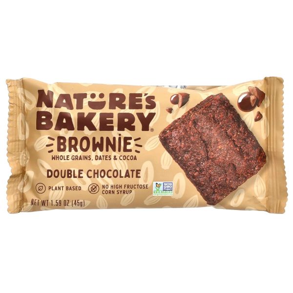 Nature's Bakery Whole Grain Double Chocolate Brownie Bar - 6 Bars