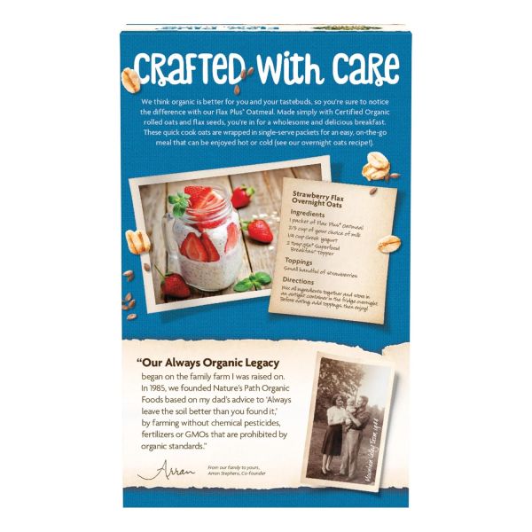 Nature's Path Organic Flax Plus Instant Oatmeal - 14 oz