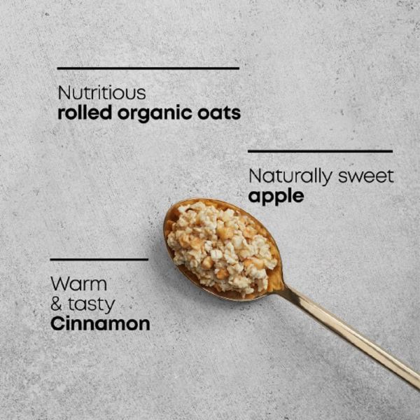 Nature's Path Organic Instant Hot Oatmeal, Apple Cinnamon