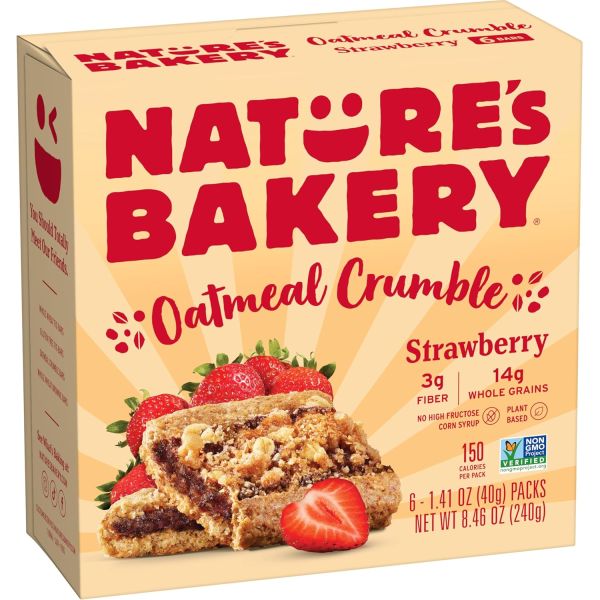 Nature's Bakery Oatmeal Crumble Strawberry Bar - 1.41 oz