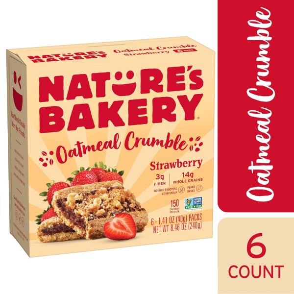 Nature's Bakery Oatmeal Crumble Strawberry Bar - 1.41 oz