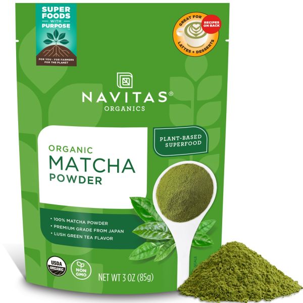 Navitas Organics Matcha Green Tea Powder - 3 oz
