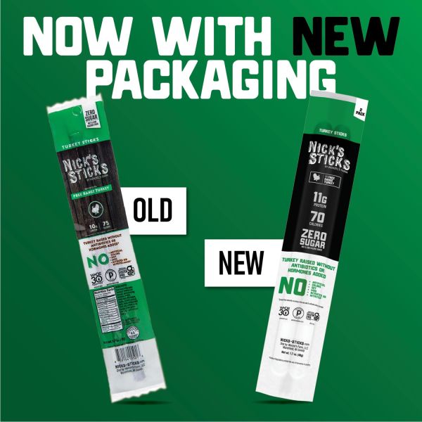 Nick's Sticks Free Range Turkey Snack Sticks - 1.7 oz