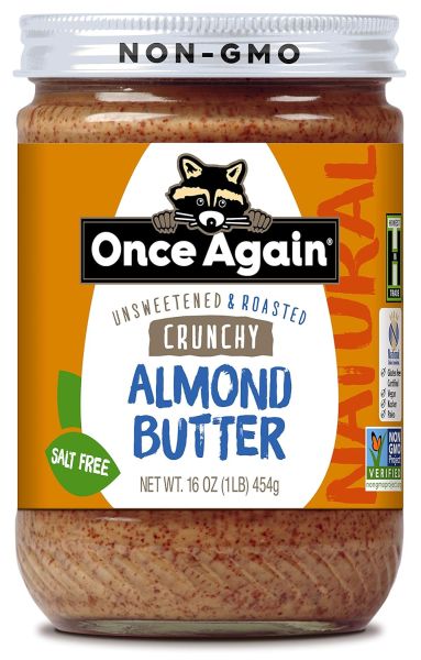 Once Again Almond Butter, Unsweetened & Roasted Crunchy - 16 oz