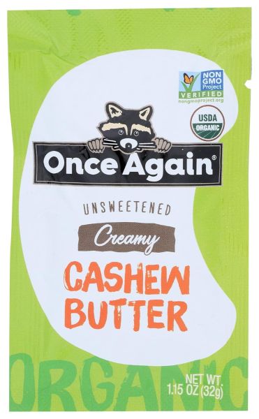 Once Again Cashew Butter Squeeze, Organic - 1.14 oz