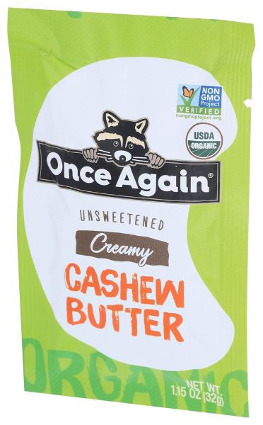 Once Again Cashew Butter Squeeze, Organic - 1.14 oz