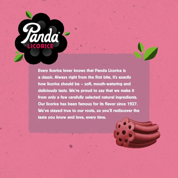 Panda Natural Soft Strawberry Licorice