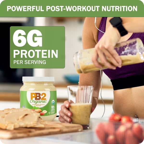 PB2 Organic Powdered Peanut Butter, Original - 6.5 oz