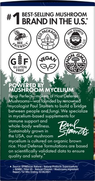 Host Defense Mushrooms Organic MyCommunity Capsules - 120 Capsules