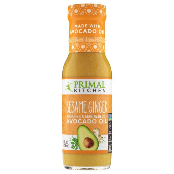 Primal Kitchen Sesame Ginger Dressing & Marinade with Avocado Oil - 8 fl oz