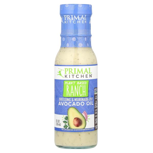 Primal Kitchen Vegan Ranch Dressing & Marinade with Avocado Oil - 8 fl oz