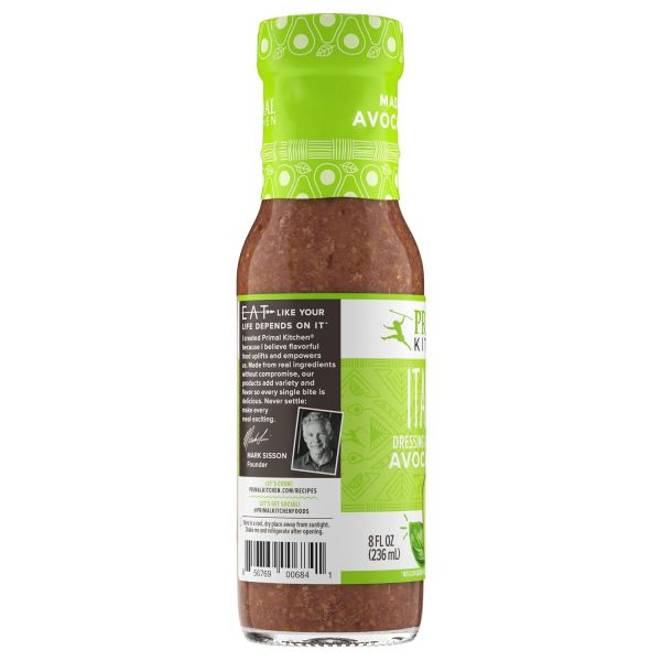Primal Kitchen Italian Dressing & Marinade with Avocado Oil - 8 fl oz