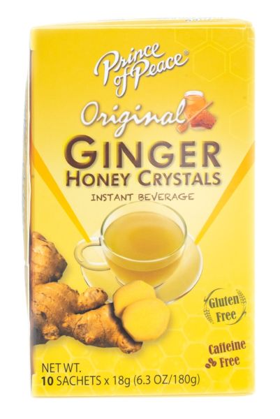 Prince of Peace Ginger Honey Crystals, Original - 10 Sachets