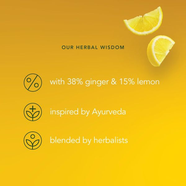 Pukka Herbs Organic Lemon, Ginger & Manuka Honey Herbal Tea