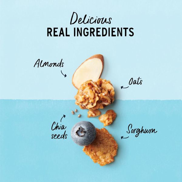 Purely Elizabeth Vegan Gluten Free Superfood Cereal, Vanilla Blueberry Almond