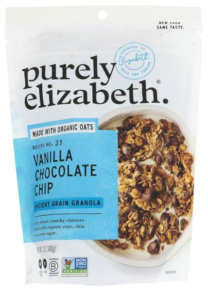 Purely Elizabeth Ancient Grain Granola, Vanilla Chocolate Chip - 12 oz