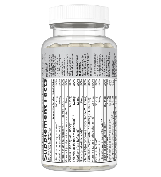 Garden of Life, Dr. Formulated Multi+, Energy Support, 30 Capsules