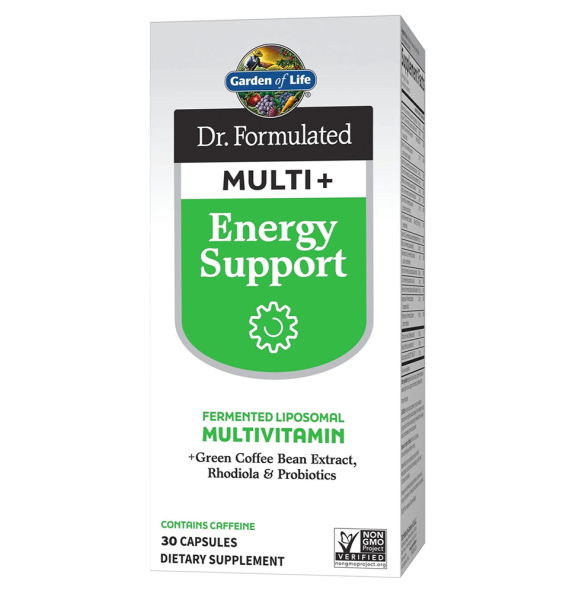 Garden of Life, Dr. Formulated Multi+, Energy Support, 30 Capsules