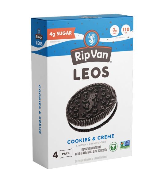 Rip Van LEOs Cookies and Cream Sandwich Cookies