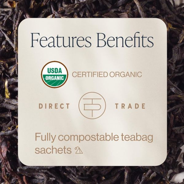 Rishi Tea Organic Earl Grey Black Tea - 15 Sachets