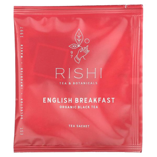 Rishi Tea Organic English Breakfast Black Tea - 15 Sachets