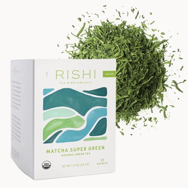 Rishi Tea Organic Matcha Super Green Tea - 15 Sachets