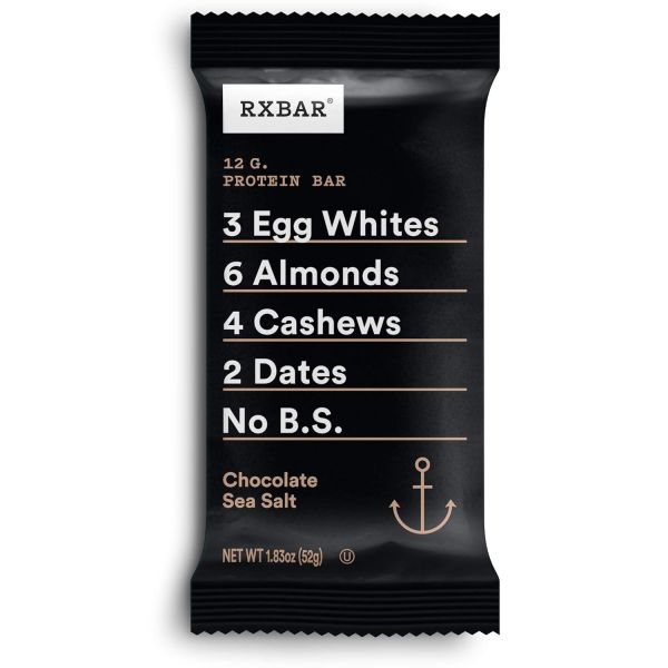 RXBAR Protein Bars, Chocolate Sea Salt - 18.3 oz Box