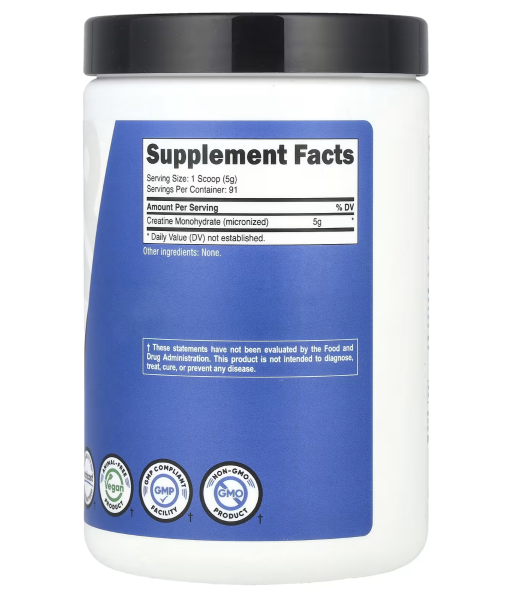 Nutricost Creatine Monohydrate Powder Unflavored - 1 lb
