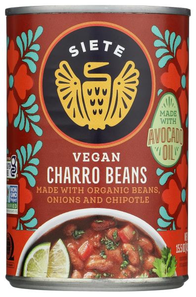 Siete Vegan Charro Beans with Avocado Oil - 15.5 oz