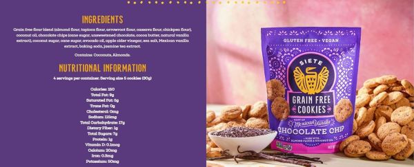 Siete Chocolate Chip Cookies with Mexican Vanilla