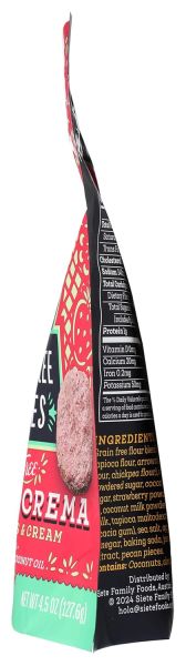 Siete Grain Free Cookies, Fresas Con Crema - 4.5 oz