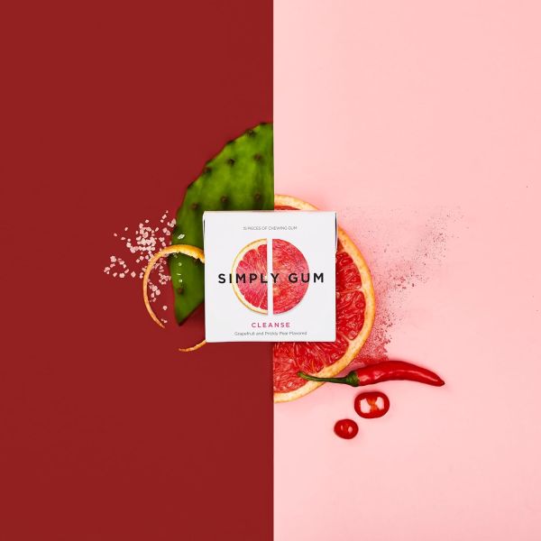 Simply Natural Chewing Gum, Cleanse - 15 Pieces